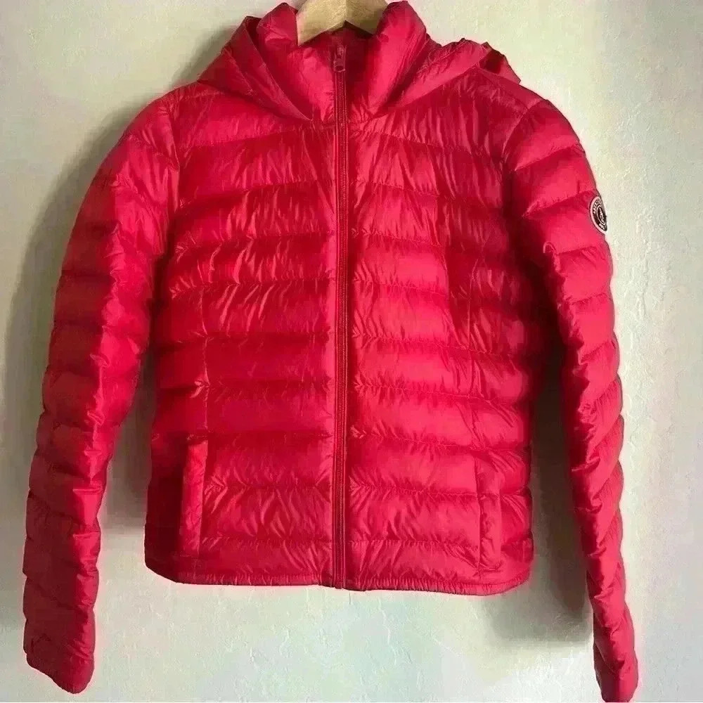 Abercrombie & Fitch Kids Red Puffer Jacket